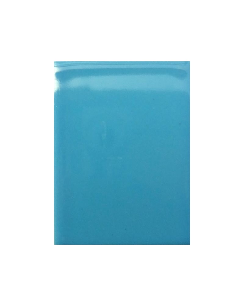 Turquoise blauw glans glazuur aardewerk