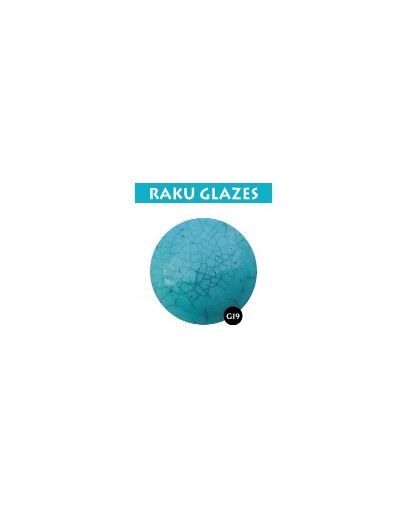 Turquoise G19, 0,5 liter raku glazuur