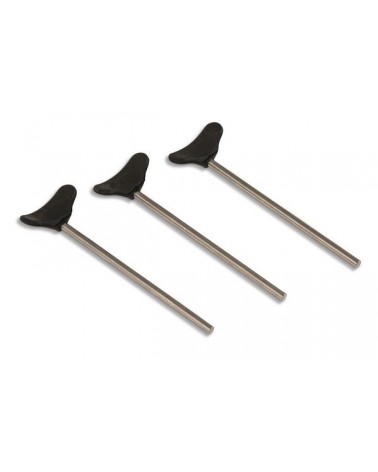 5" Rods with Molded Hands (Set of 3)